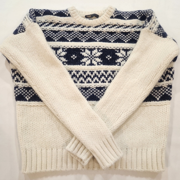 Maje Mockoon Geo-Pattern Sweater ❄️ - Picture 15 of 15